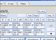 Illustration af kontrolpanelet