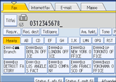 Illustration af kontrolpanelet