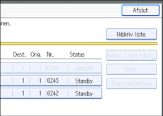 Illustration af kontrolpanelet