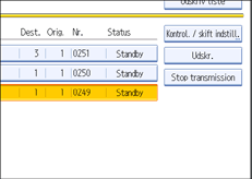 Illustration af kontrolpanelet