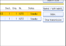 Illustration af kontrolpanelet
