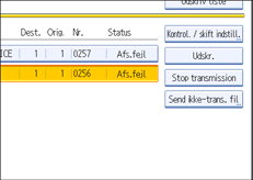Illustration af kontrolpanelet