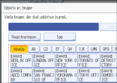 Illustration af kontrolpanelet