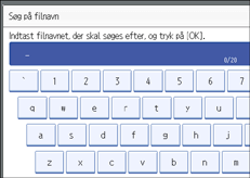 Illustration af kontrolpanelet