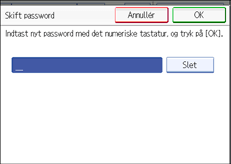 Illustration af kontrolpanelet