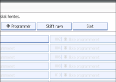 Illustration af kontrolpanelet