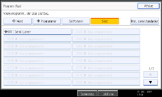 Illustration af kontrolpanelet