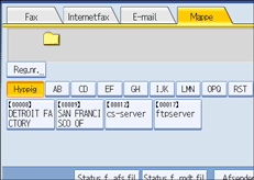 Illustration af kontrolpanelet