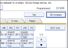 Illustration af kontrolpanelet
