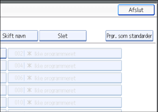Illustration af kontrolpanelet
