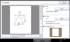 Illustration af kontrolpanelet