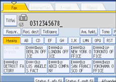 Illustration af kontrolpanelet