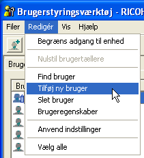 Billede af programskærmen