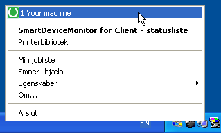 Billede af programskærmen