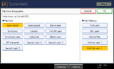 Illustration af betjeningspanelskærmbillede