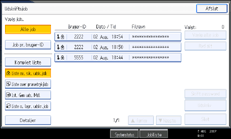 Illustration af betjeningspanelskærmbillede