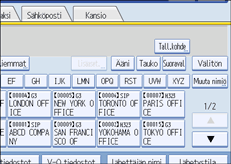Käyttöpaneelin näyttö