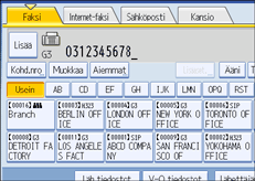 Käyttöpaneelin näyttö