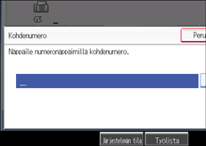 Käyttöpaneelin näyttö