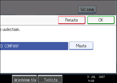 Käyttöpaneelin näyttö
