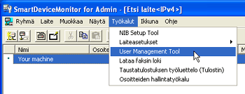 Kuva sovellusn&auml;yt&ouml;st&auml;