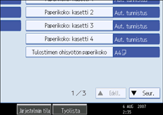 Kuva k&auml;ytt&ouml;paneelin&auml;yt&ouml;st&auml;