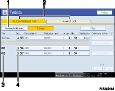 Numeroitu kuva toimintopaneelin n&auml;yt&ouml;st&auml;