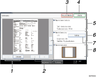 Esimerkki k&auml;ytt&ouml;paneelin&auml;yt&ouml;st&auml;, esimerkki numeroidusta viitteest&auml;