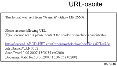 Esimerkki s&auml;hk&ouml;postista