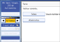 Käyttöpaneelin näyttö