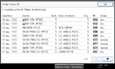 Ilustração do ecrã do painel de operação