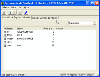 Ilustração de aplicação no ecrã