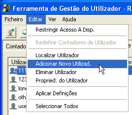 Ilustração de aplicação no ecrã