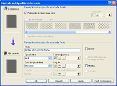 Imagem do ecrã do driver
