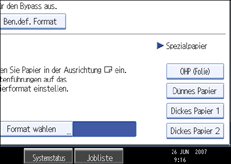 Die Abbildung zeigt die Betriebsbedienanzeige
