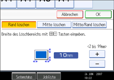 Die Abbildung zeigt die Betriebsbedienanzeige