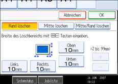 Die Abbildung zeigt die Betriebsbedienanzeige