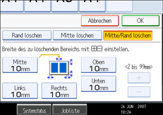 Die Abbildung zeigt die Betriebsbedienanzeige
