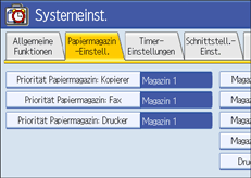 Abbildung Bedienfeldanzeige