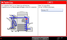 Abbildung Bedienfeldanzeige