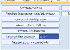 Abbildung Bedienfeldanzeige