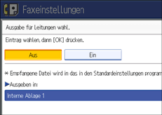 Abbildung Bedienfeldanzeige