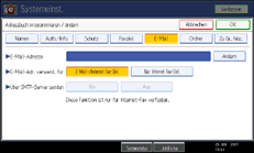 Abbildung Bedienfeldanzeige