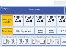 Illustrazione schermata pannello operativo