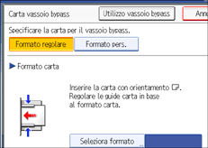 Illustrazione schermata pannello operativo