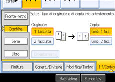 Illustrazione schermata pannello operativo