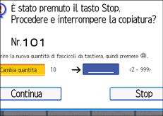 Illustrazione schermata pannello operativo