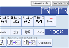 Illustrazione schermata pannello operativo