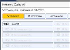 Illustrazione schermata pannello operativo