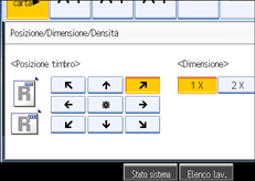 Illustrazione schermata pannello operativo